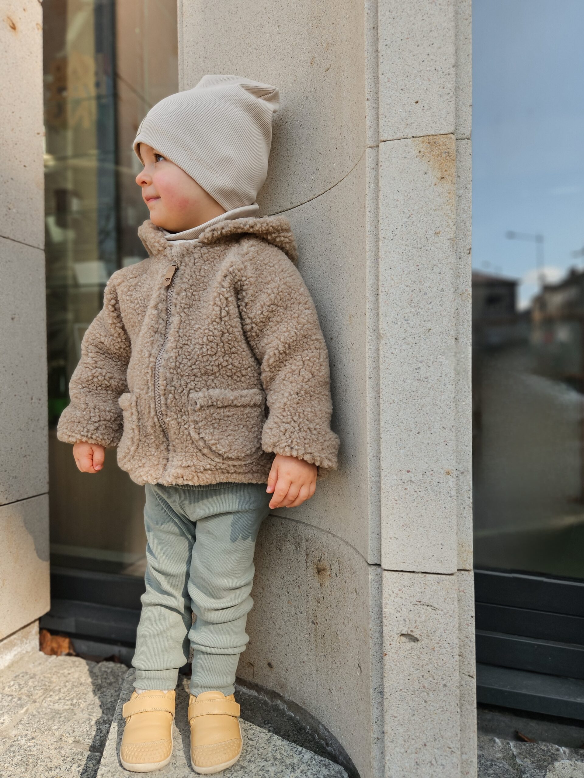 Zaffiro lambavillast laste kapuutsiga jakk RUSVA