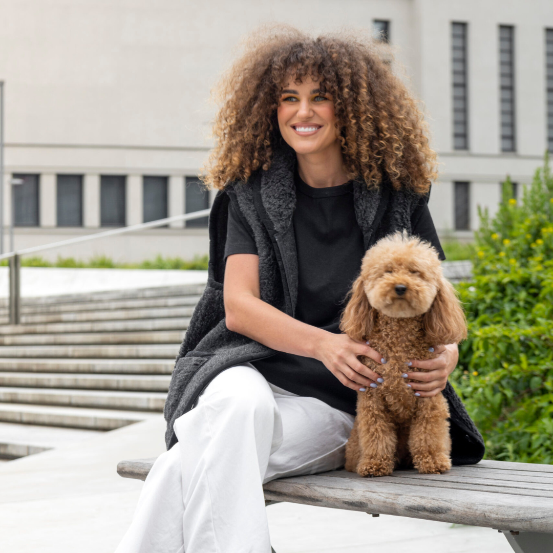 Meriinovillane vest tumehall 'UNISEX'