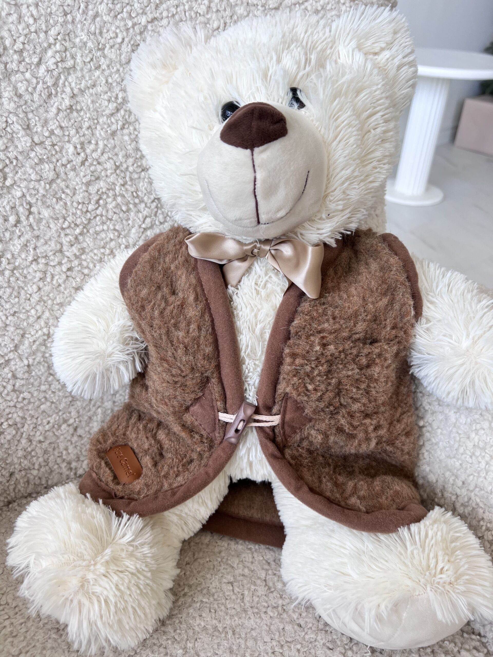 Laste kaamelivillane vest