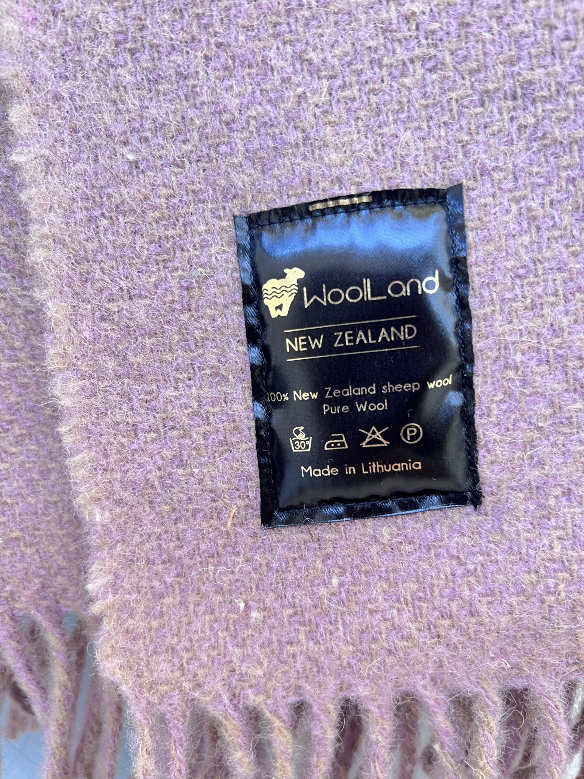 Woolland NEW ZEALAND Luksuslik 100% villast tekk ROSE 140x200