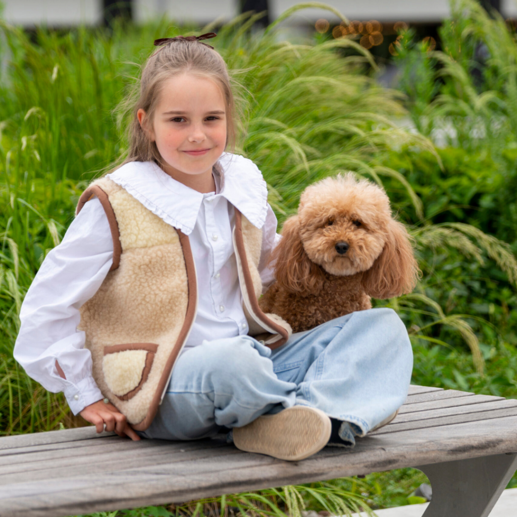 Laste meriinovillane vest