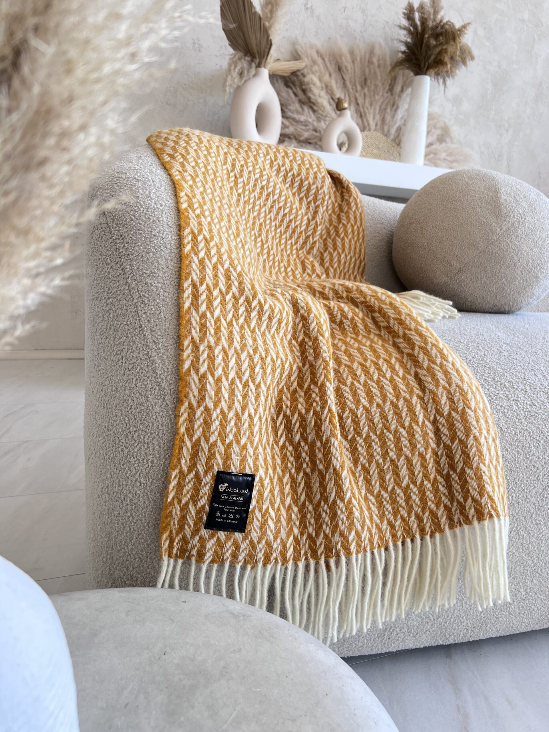 Woolland NEW ZEALAND Luksuslik 100% villast tekk SUNNY 140x200