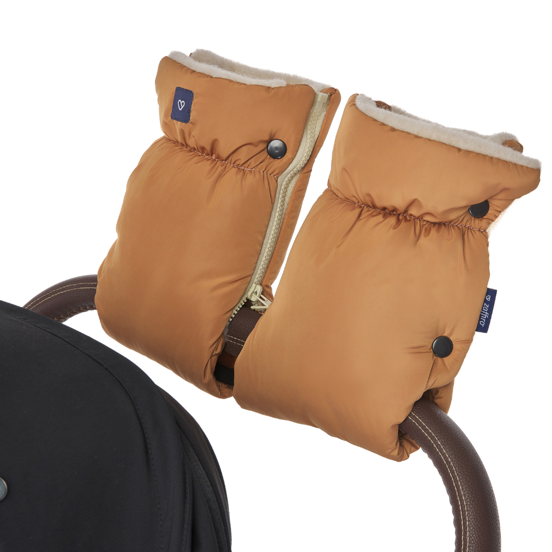 Zaffiro naturaalsed villased kindad lapsevankrile GRAPHITE