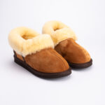 WoolLando naiste pruunid nahast lambanahksaapad