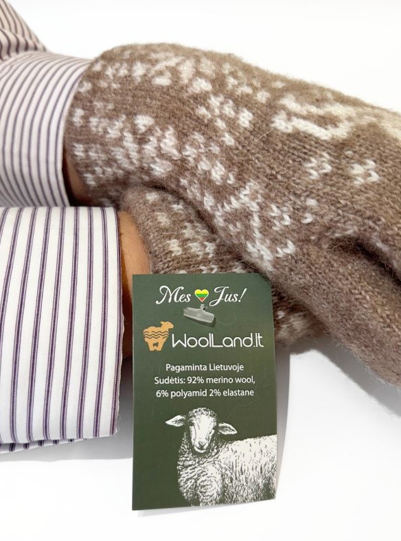 Naiste meriinovillased kindad ELNIUKAS