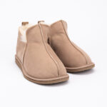 WoolLando meeste ehtsast karusnahast mokkast pruunid lambanahksaapad 'UNISEX'