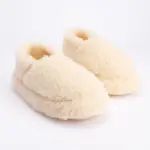 WoolLando meriinovillased valged saapakesed – sussid