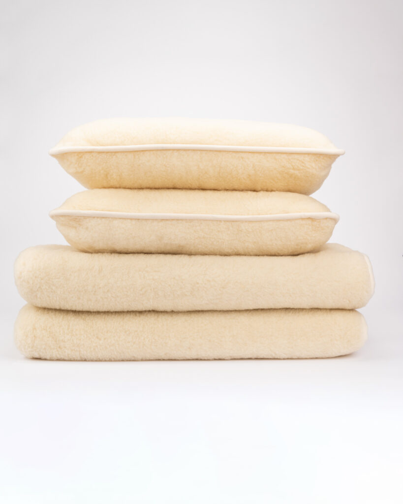 WoolLando Natural 100% meriinovillast voodipesu komplekt