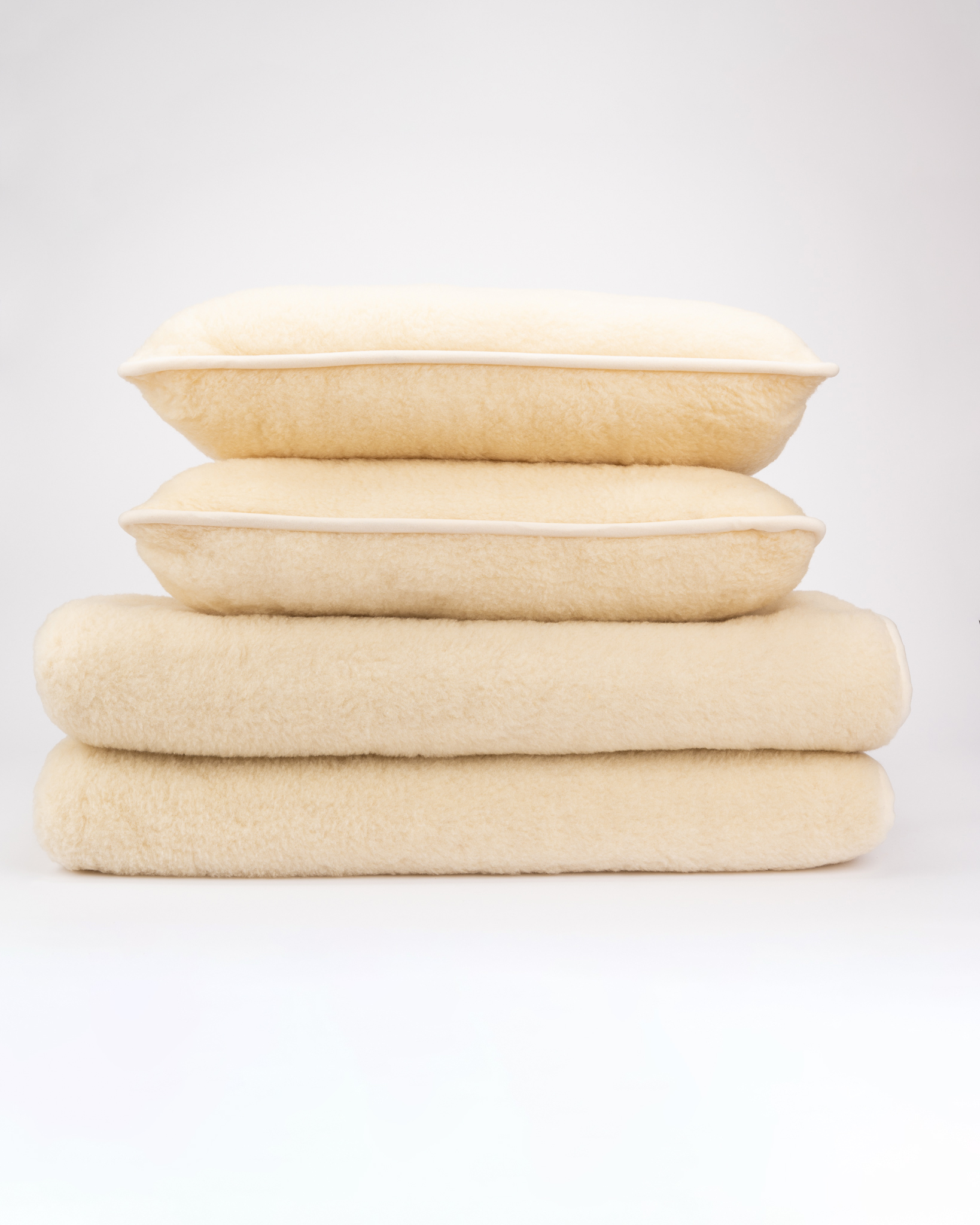 Woolland Natural 100% meriinovillast kerge tekk - ruuduline