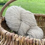 50% koera- ja 50% lambavillane lõng 1 kg – HELEKOLLANE