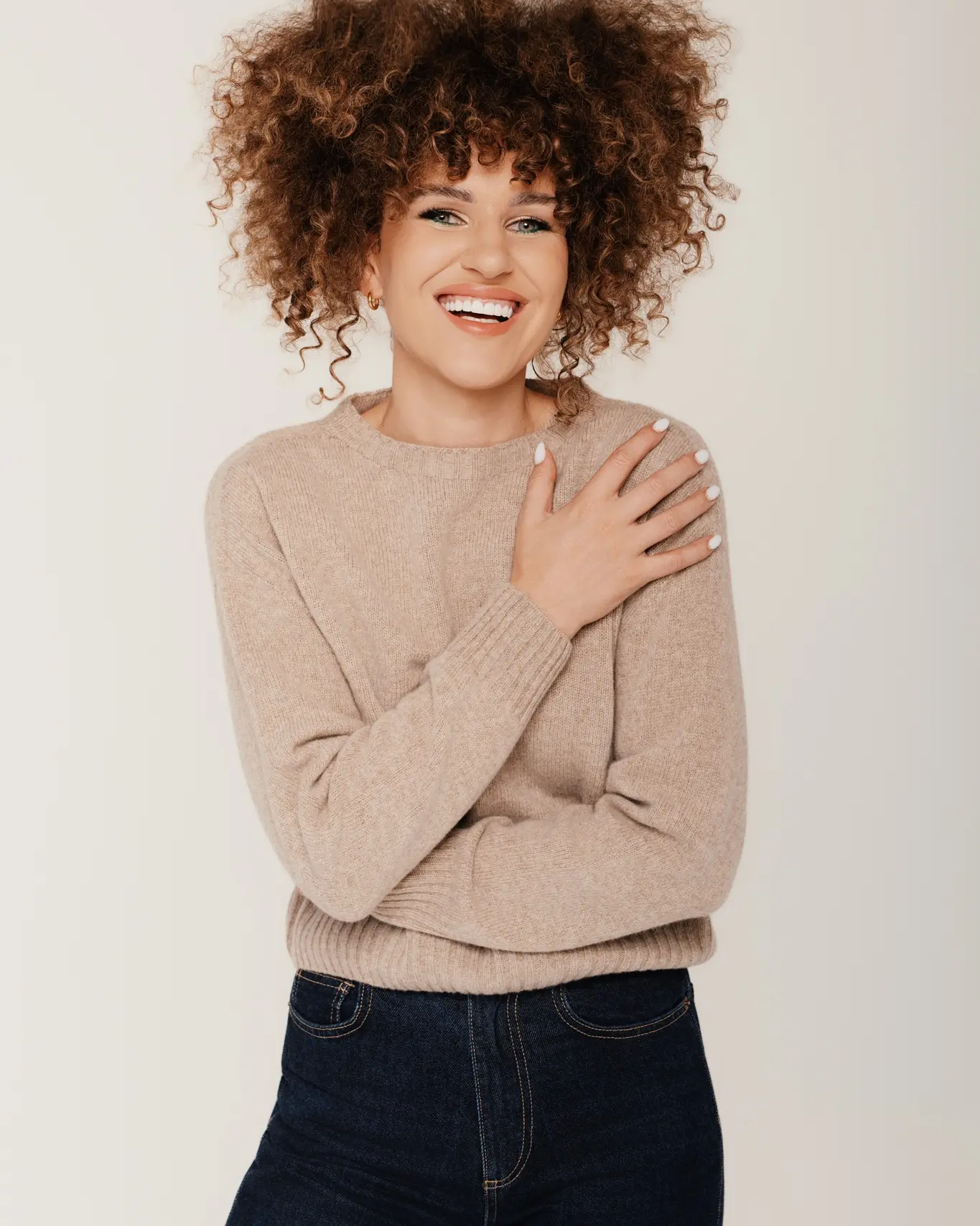 Naiste soe 100 % naturaalne villane kampsun NIDA