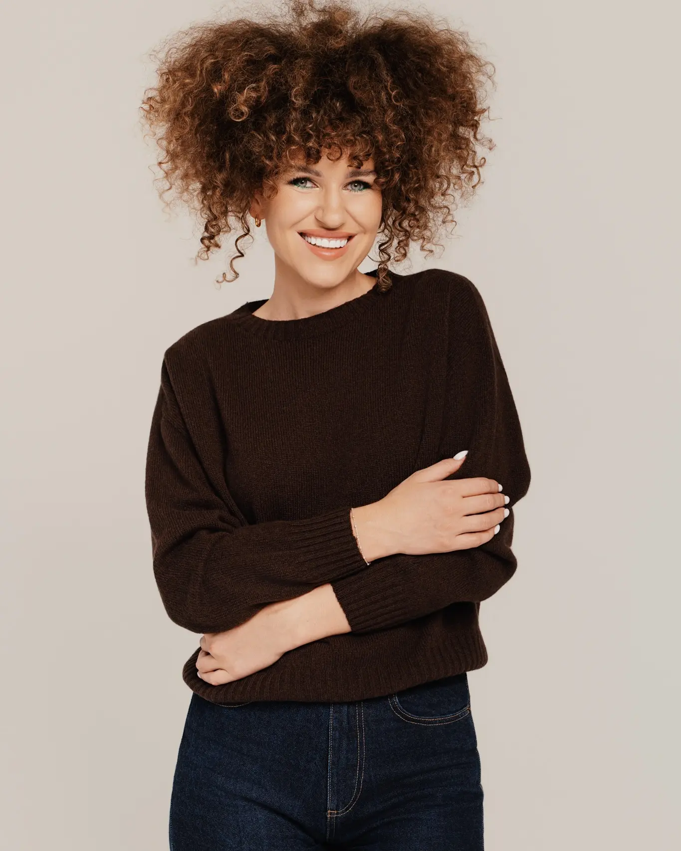 Naiste soe 100 % naturaalne villane kampsun PREILA