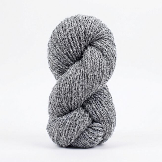 50% koera villa / 50% lambavilla lõng 1 kg – DARK GREY, WoolLando