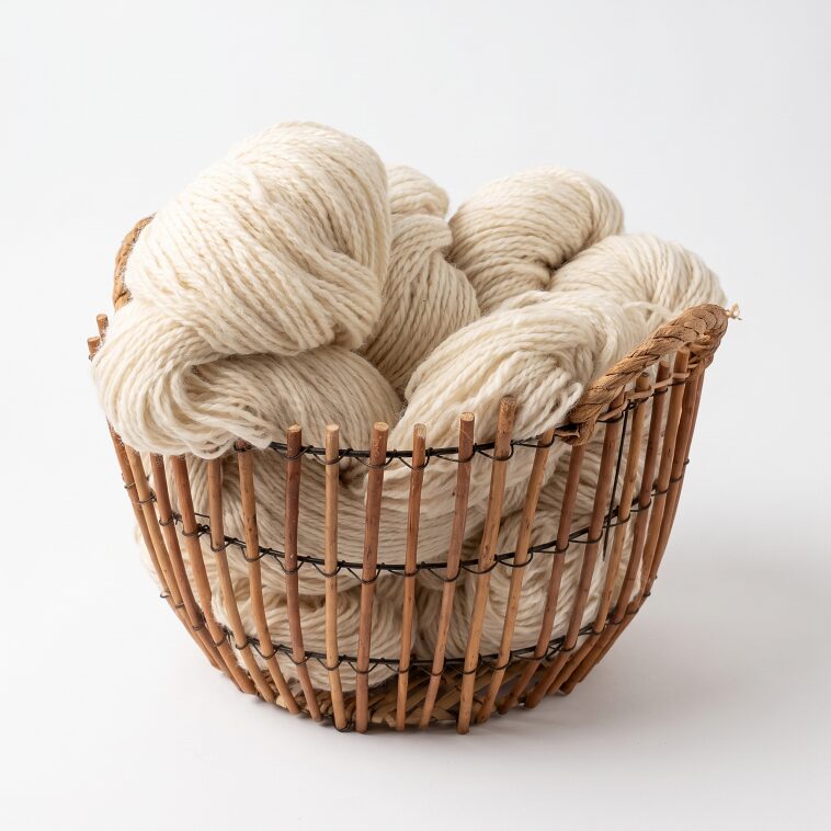 60% Siberi husky koervaill, 40% lambavill 1 kg – VALGE, WoolLando