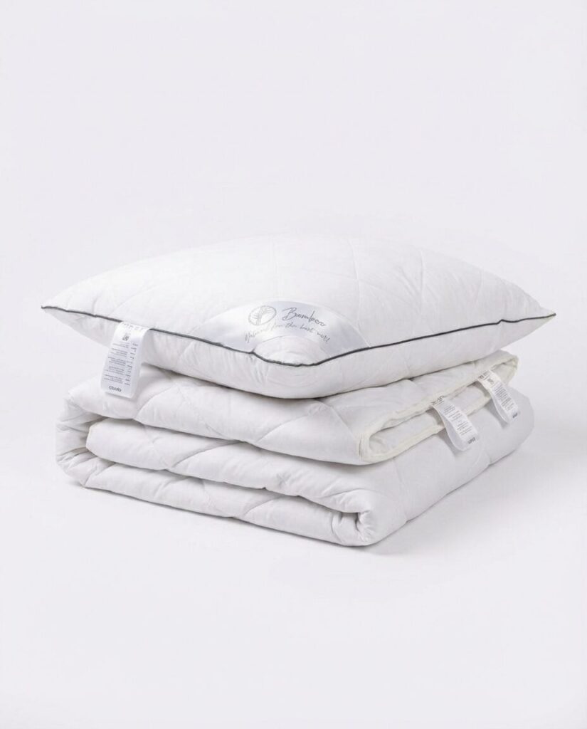 Hüpoallergeenne luksuslik bambuse teki ja padja komplekt BAMBOO 300 g/m²