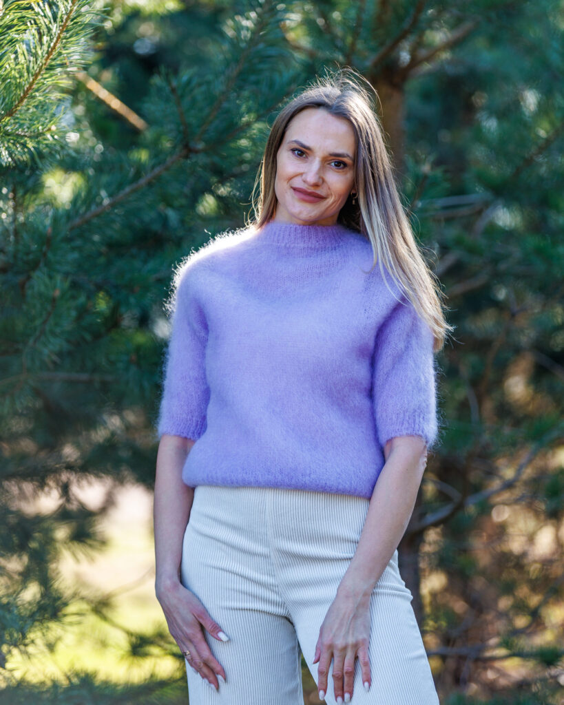 Laste moheerne kampsun PURPLE