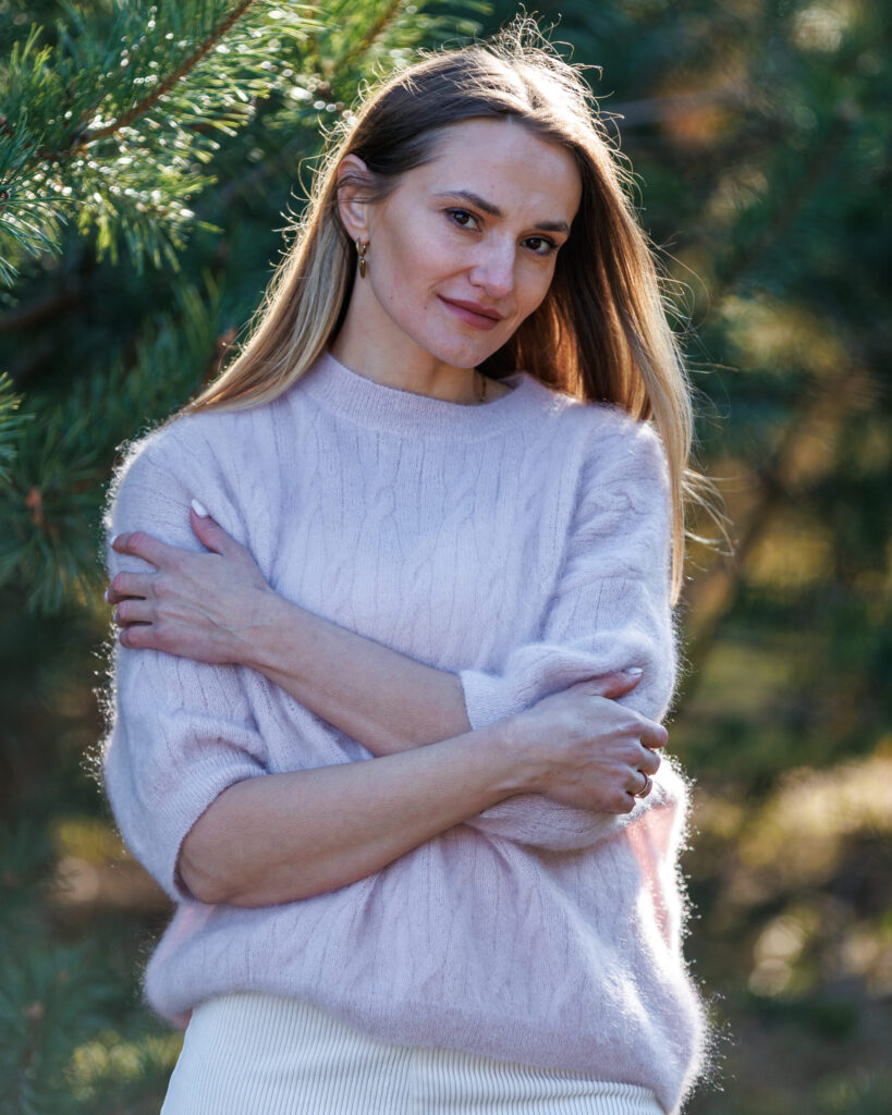 Laste moheerne kampsun BABY PINK