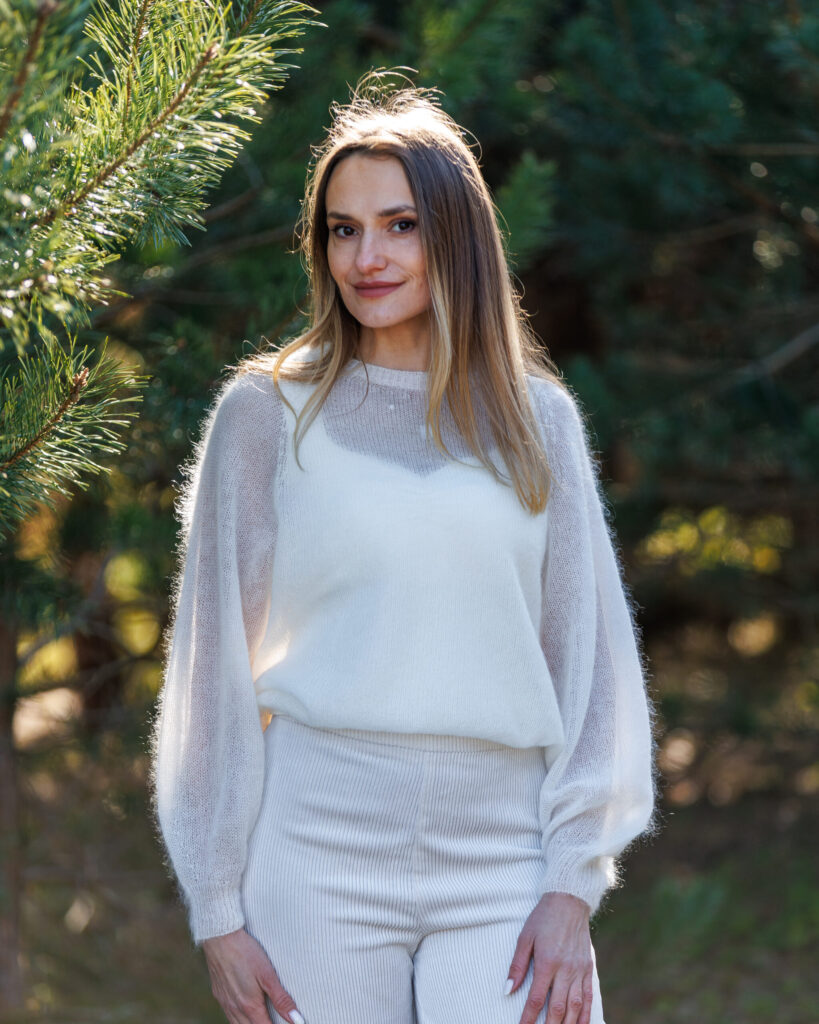 Laste moheerne kampsun PERLAS