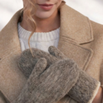 Pruunid 100% koervillased labakindad, unisex – WoolLando