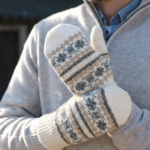 Meeste valged meriino villased labakindad WINTER, WoolLando