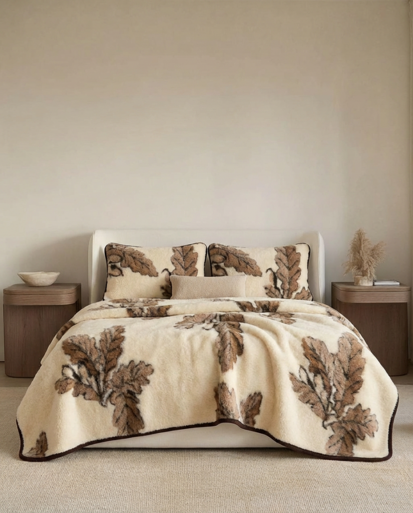 100% merinovilla tekk OAK 800 g/m², WoolLando