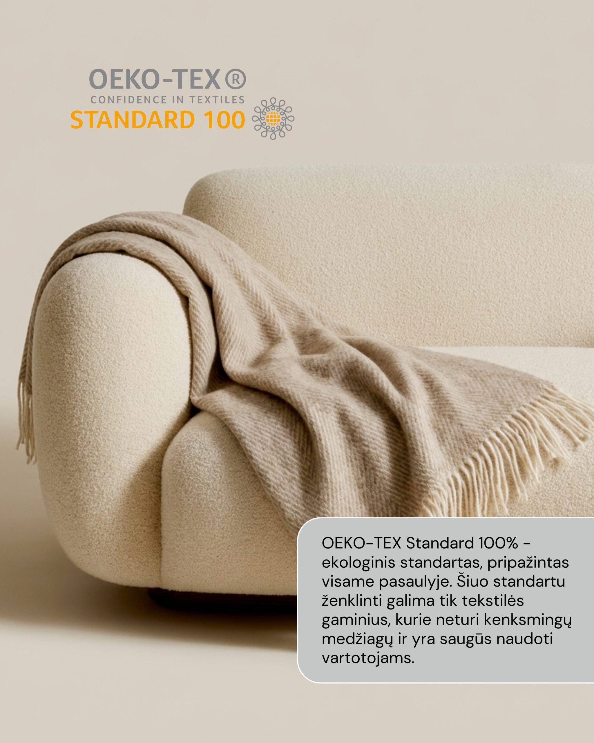 Uus-Meremaa lambavilla tekk STRIPED BROWN, WoolLando