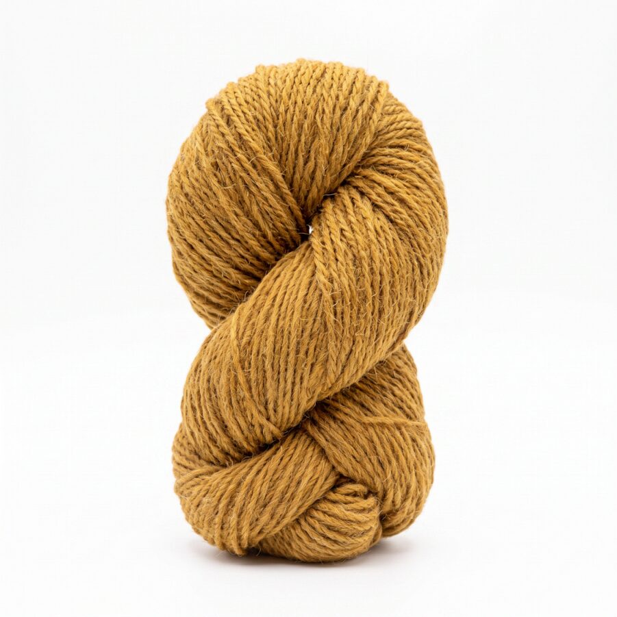 Lambavilla lõng 1 kg – MUSTARD BROWN, WoolLando