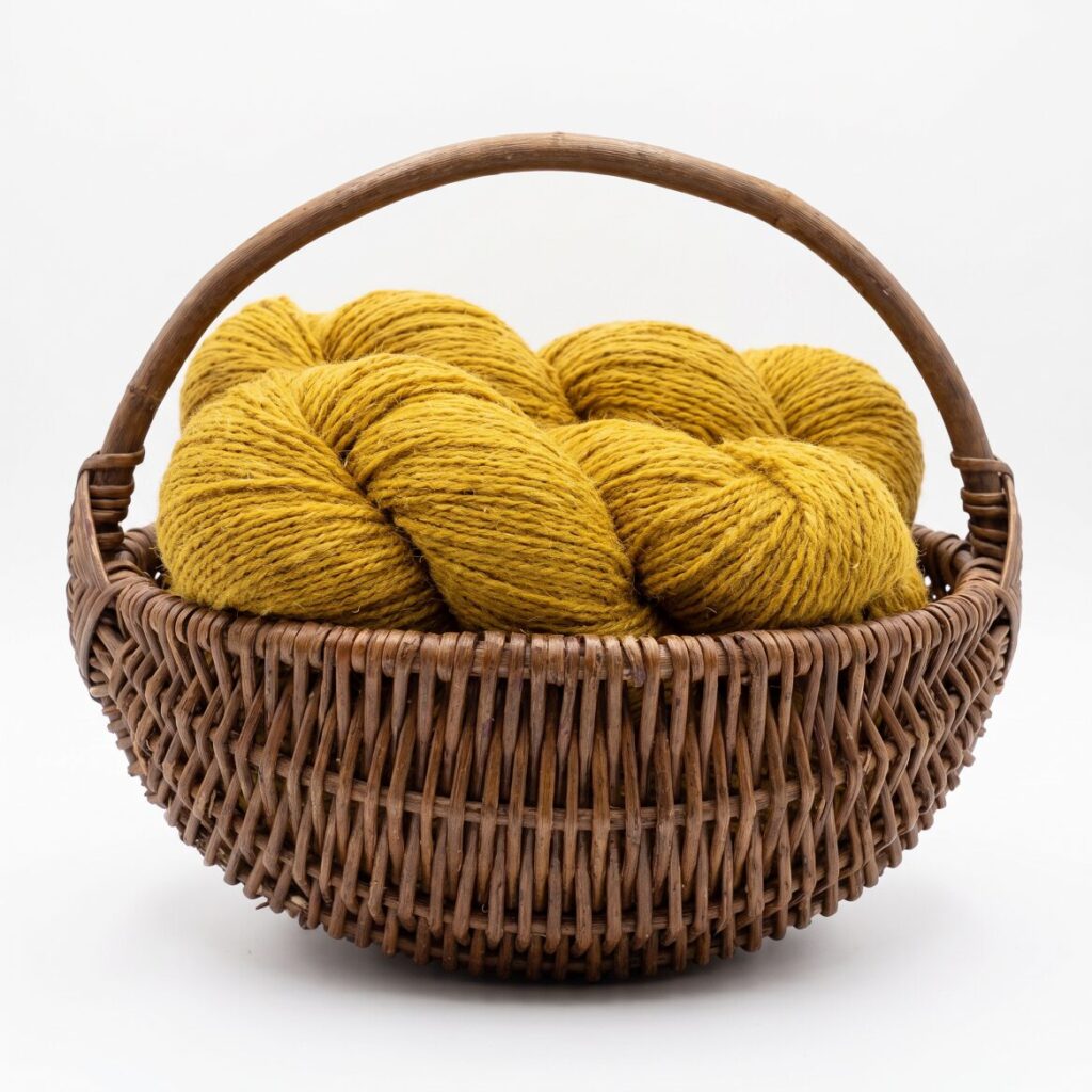 Lambavilla lõng 1 kg – MUSTARD YELLOW, WoolLando