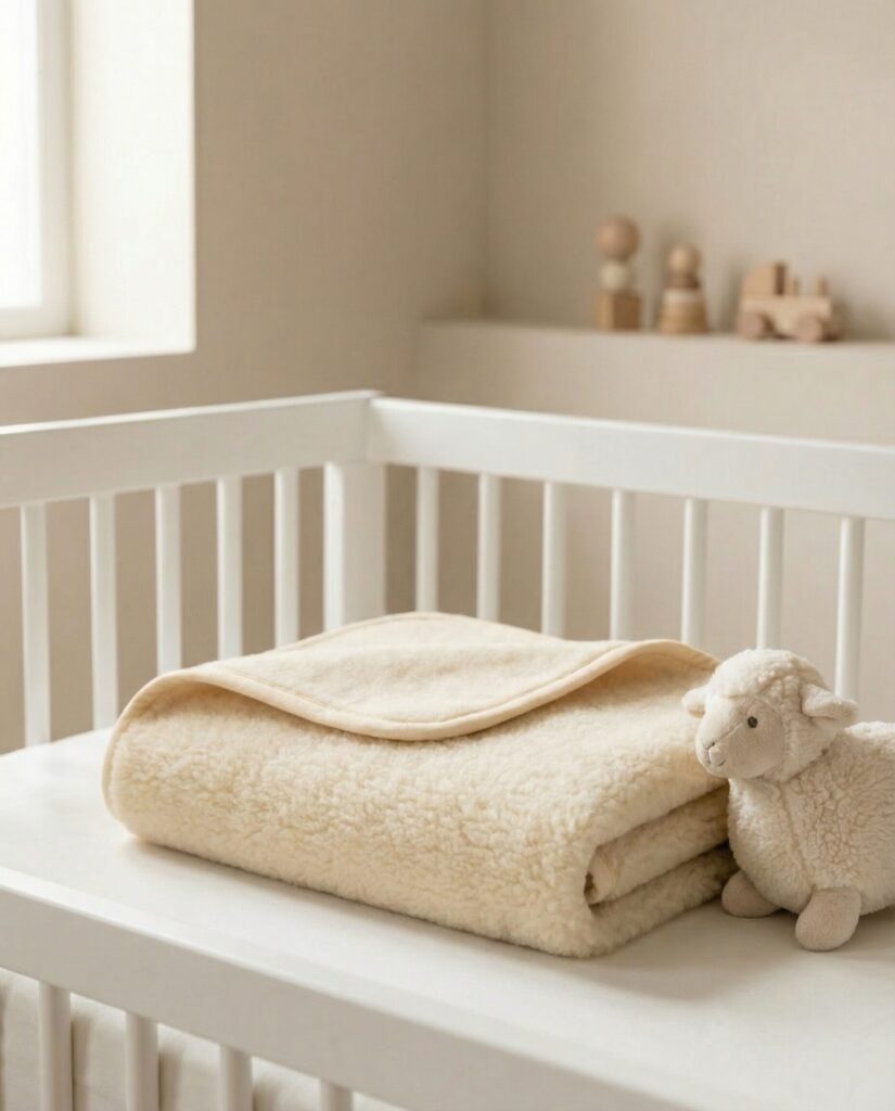 Laste 100% merinovilla kerge tekk-pleed, WoolLando