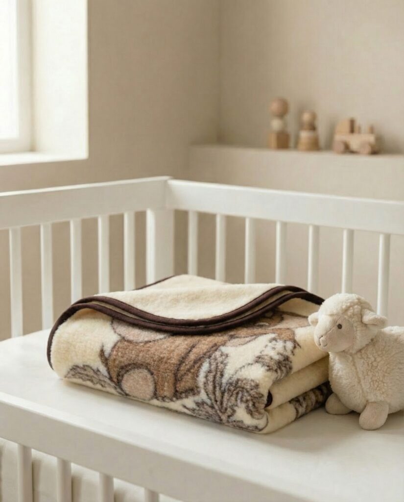 Laste kerge meriinovillane tekike – elevandi motiiv, WoolLando