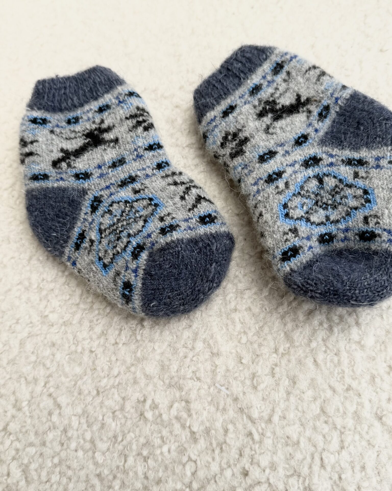 Laste merinovillased sokid BLUE DEER, WoolLando