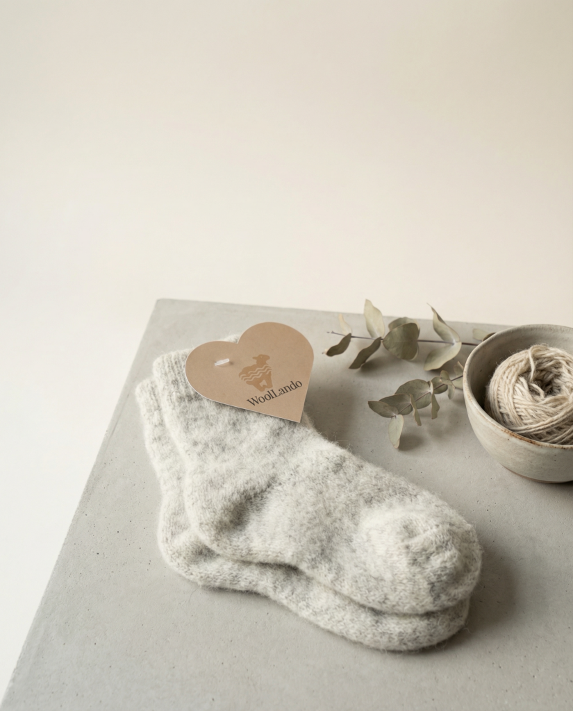Laste merinovillased sokid FLUFF, WoolLando
