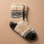 Vilditised vereringe parandavad 100% Siberi husky villa sokid, WoolLando