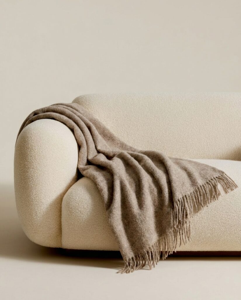 Uus-Meremaa lambavilla tekk LIGHT BROWN, WoolLando