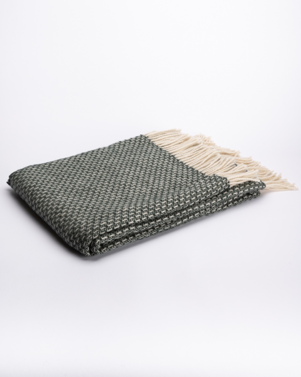 Uus-Meremaa lambavilla tekk PATTERNED GREEN, WoolLando