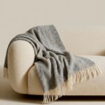 Uus-Meremaa lambavilla tekk STRIPED LIGHT GREY, WoolLando