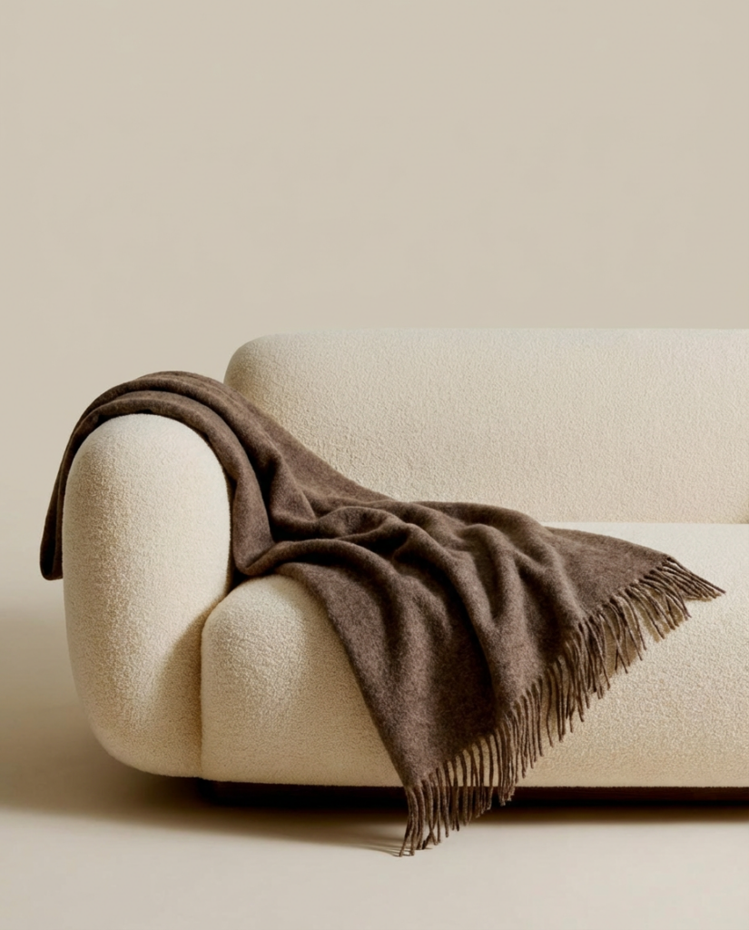 Uus-Meremaa lambavillane tekk COCOA BROWN, WoolLando