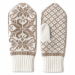 Naiste meriinovillased labakindad WHITE SNOWFLAKE, WoolLando