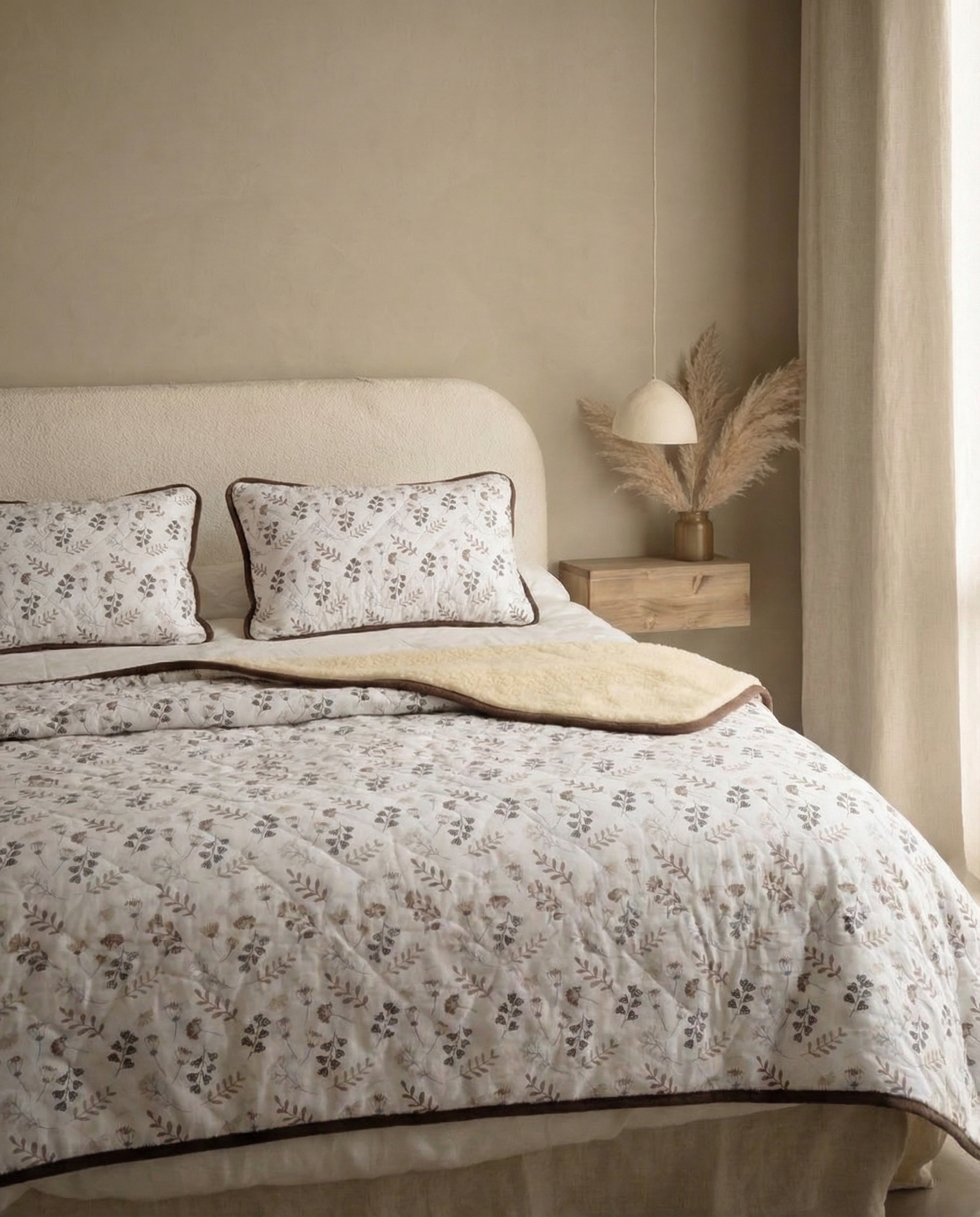 Soe merinovillane voodipesukomplekt PŪKĖ, WoolLando