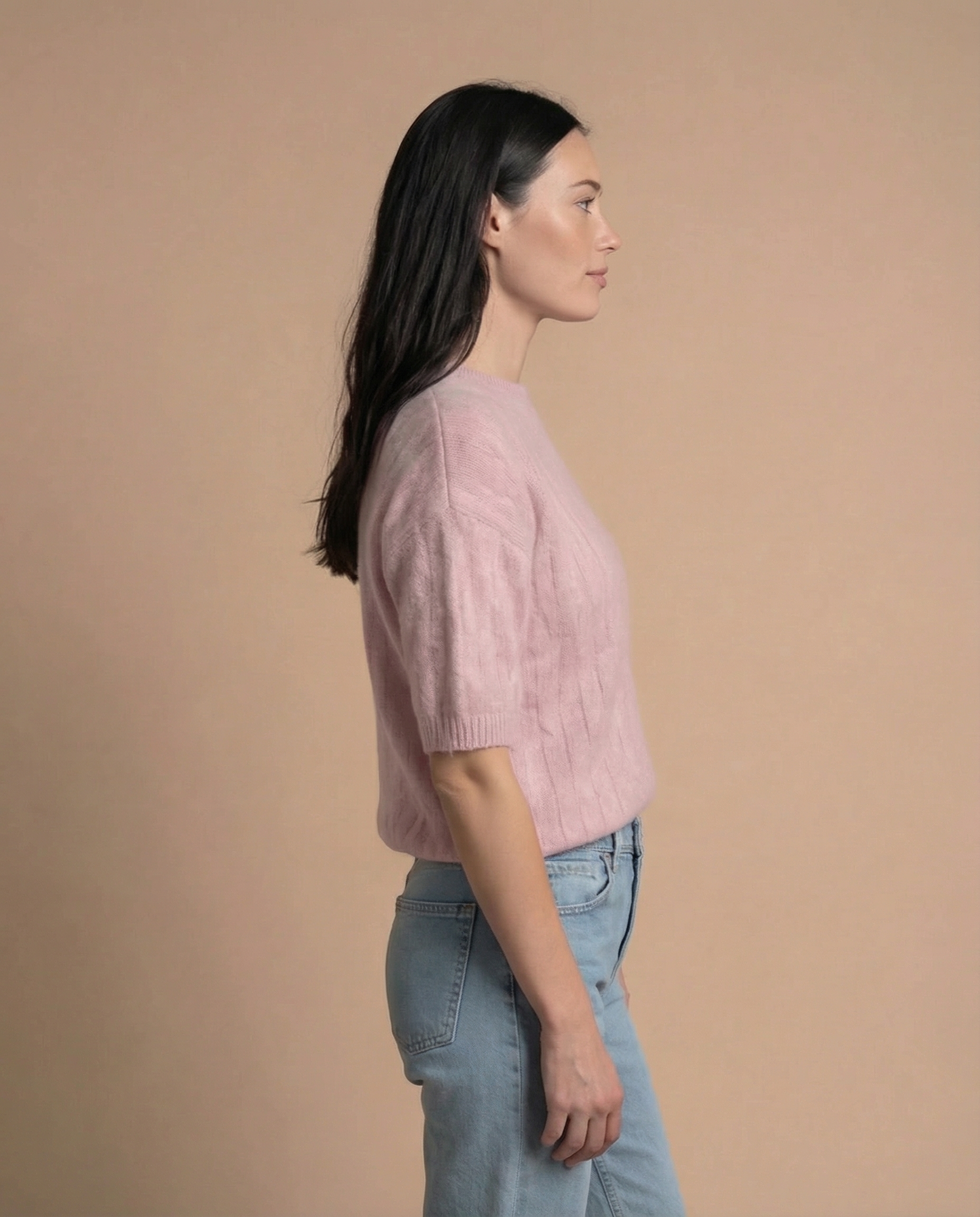 Laste moheerne kampsun BABY PINK