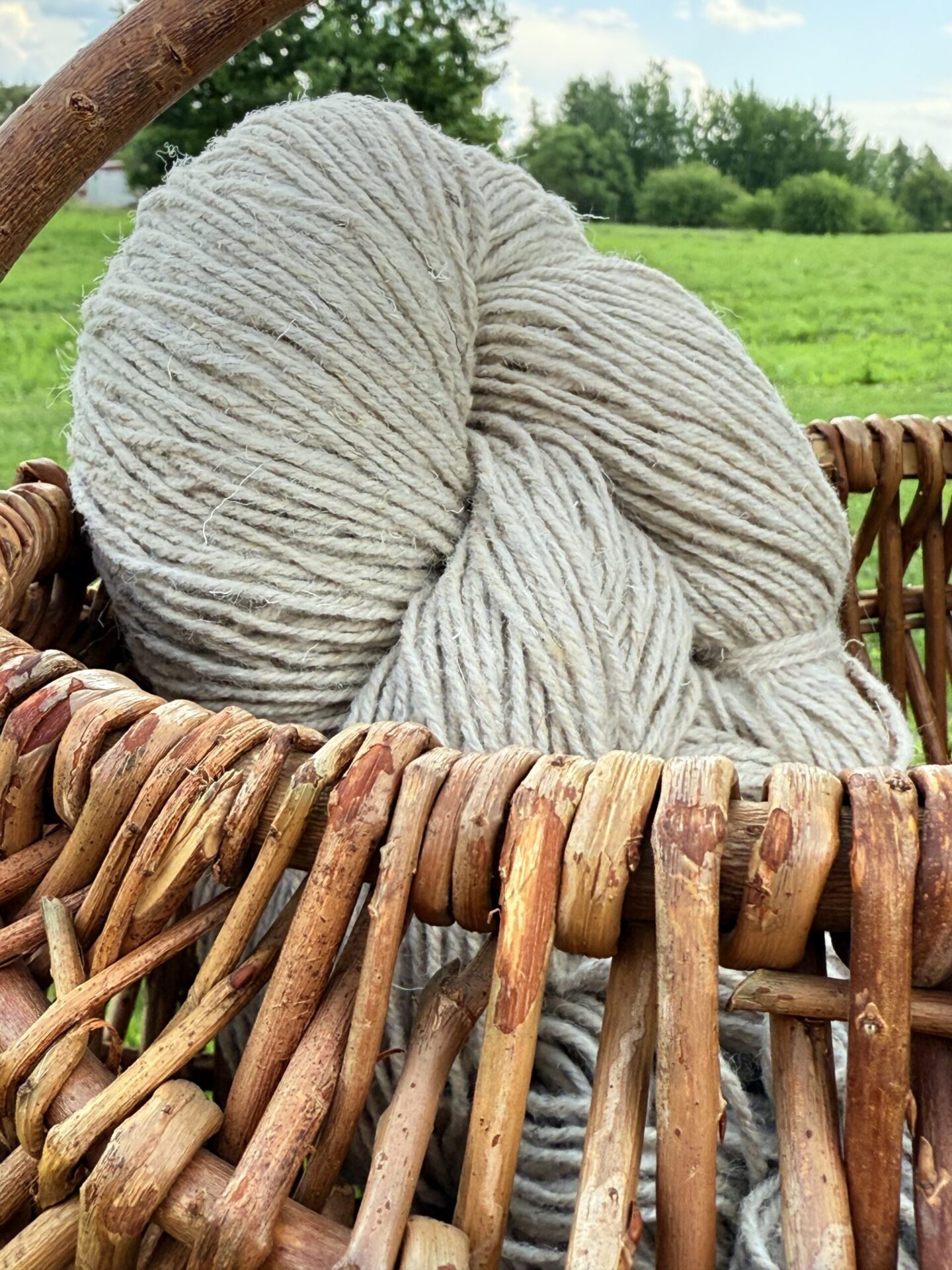 Uus-Meremaa lambavilla lõng 1 kg – LIGHT GREY, WoolLando