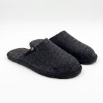 Mustad vilditud sussid ANGLIS, WoolLando