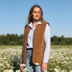 Kaamelvillane vest AJA "unisex", WoolLando