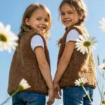 Laste kaamelvillane vest ULA, WoolLando