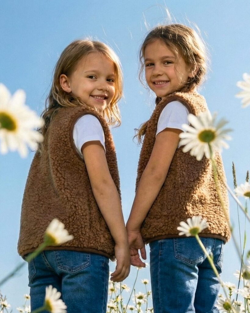 Laste kaamelvillane vest ULA, WoolLando