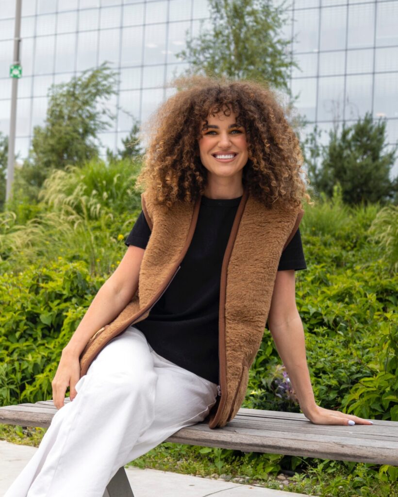 Soe kaamelvillane vest 