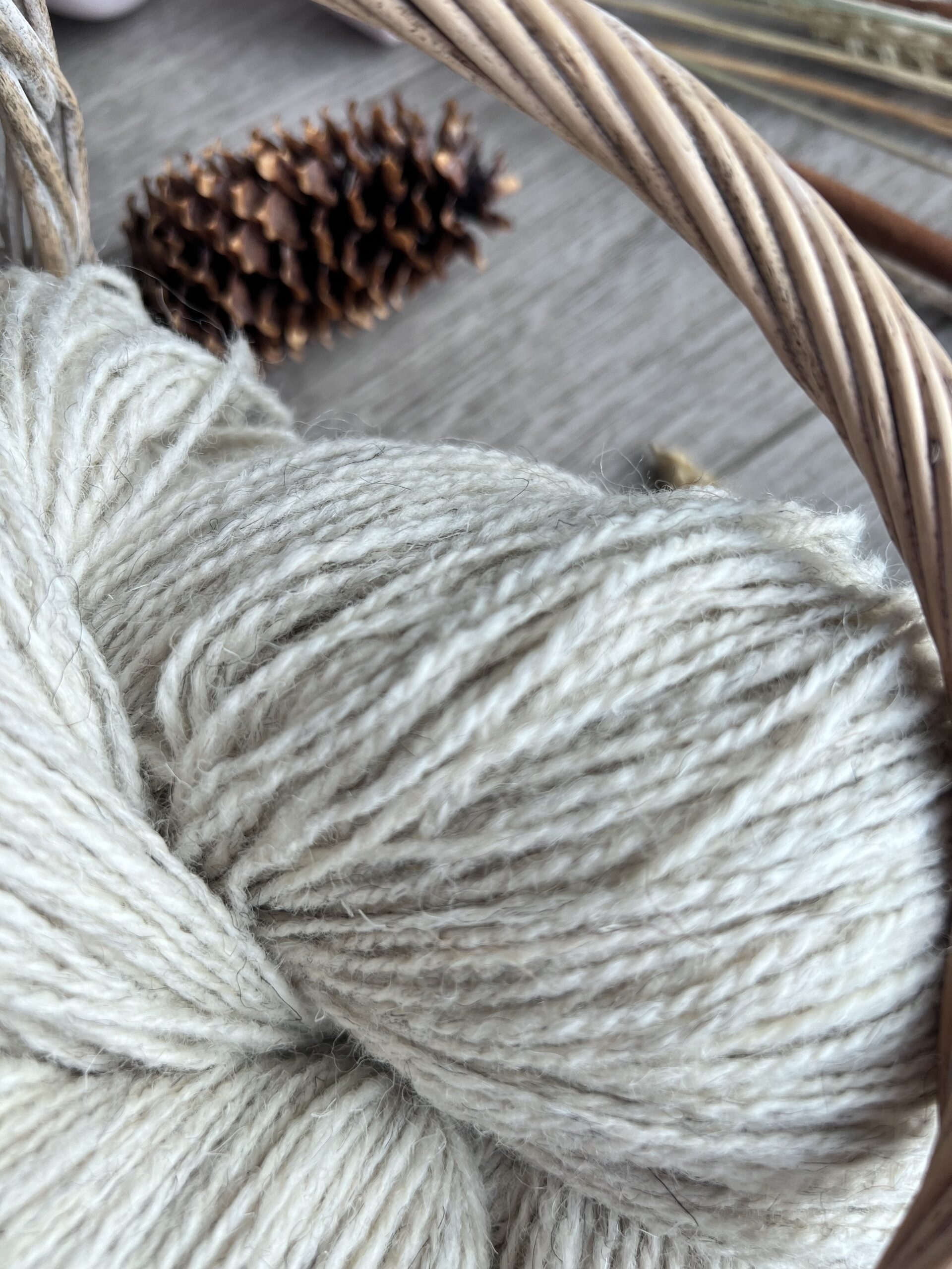 Uus-Meremaa lambavilla lõng 1 kg – KREEM, WoolLando