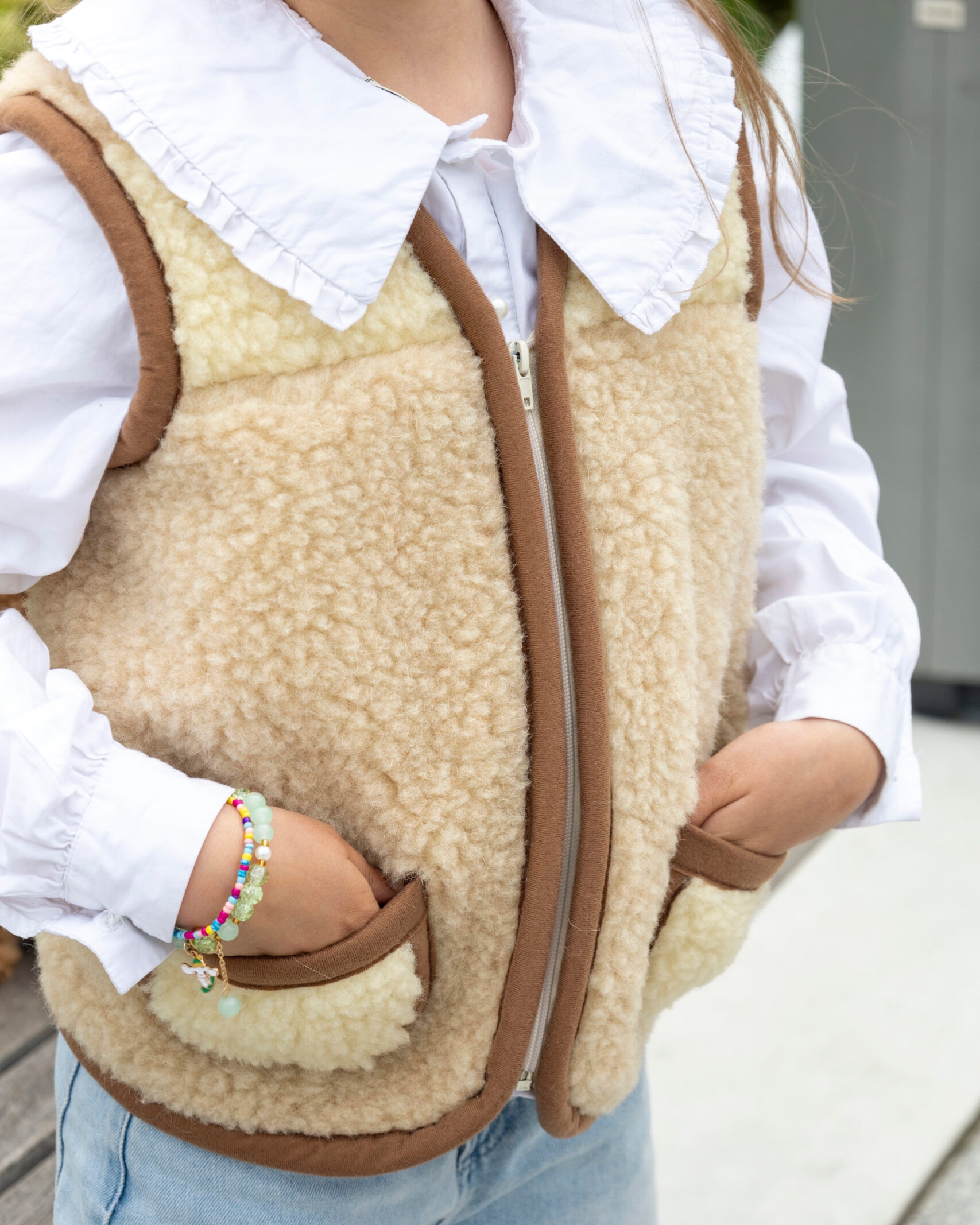 Laste merino- ja kamelivillane vest, WoolLando