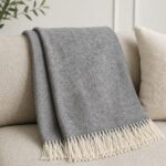 Uus-Meremaa lambavillane tekk GREY HERRINGBONE, WoolLando