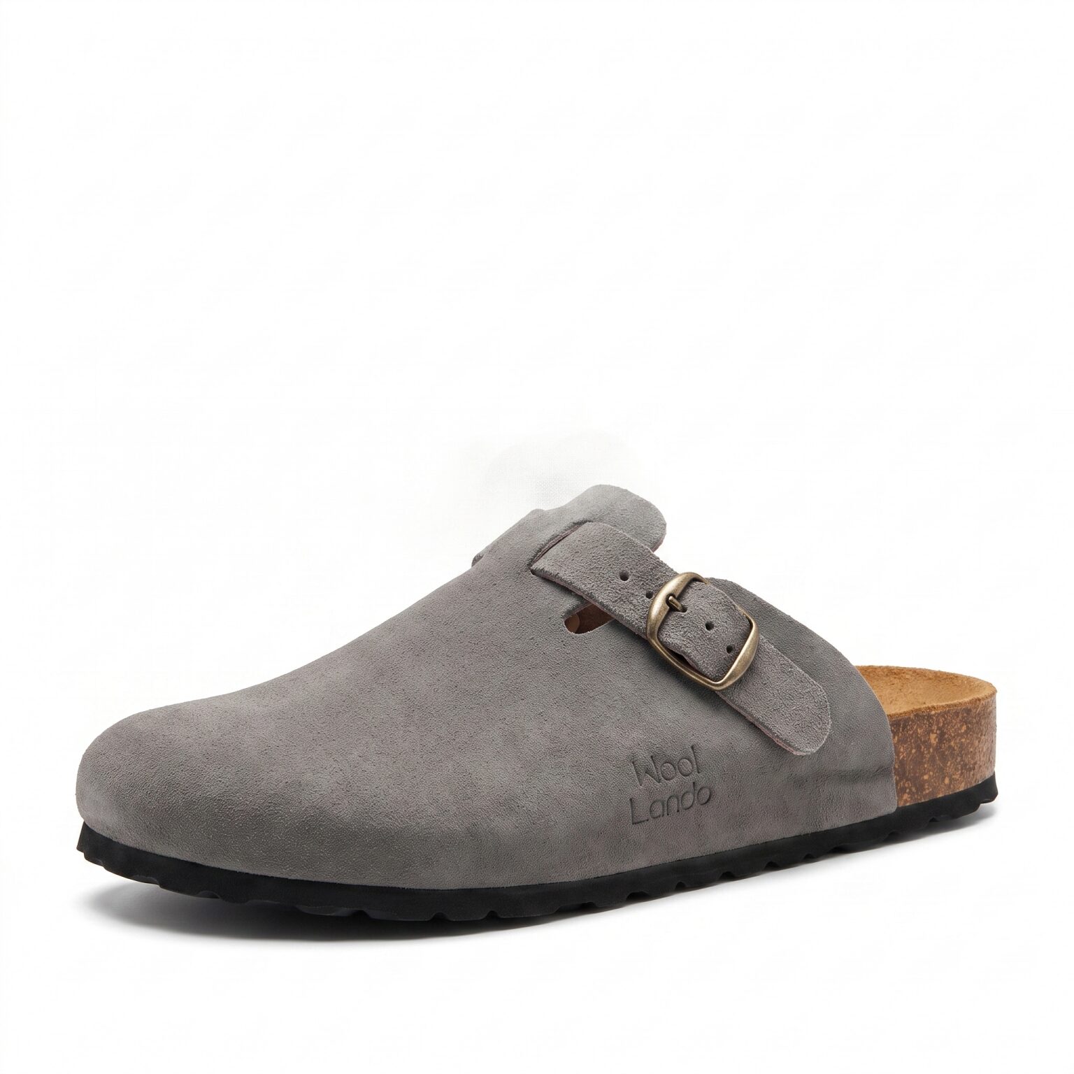 Hallid naturaalsest nahast sandaalid, WoolLando UNISEX